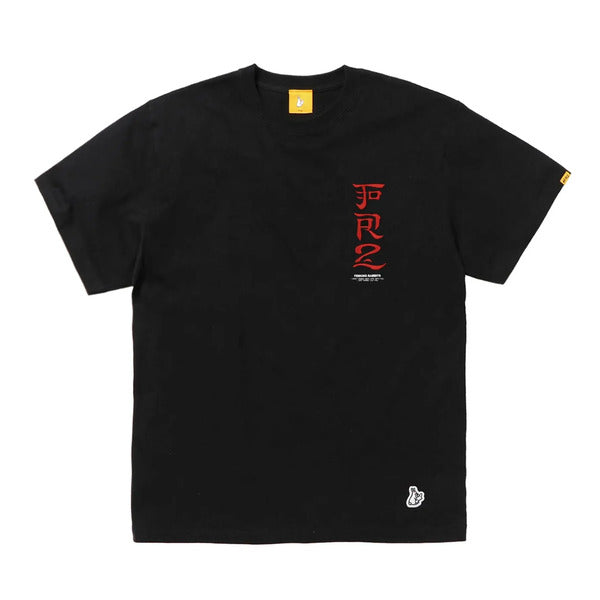 FR2 Round Logo Embroidery Cotton Graphic Short-Sleeve T