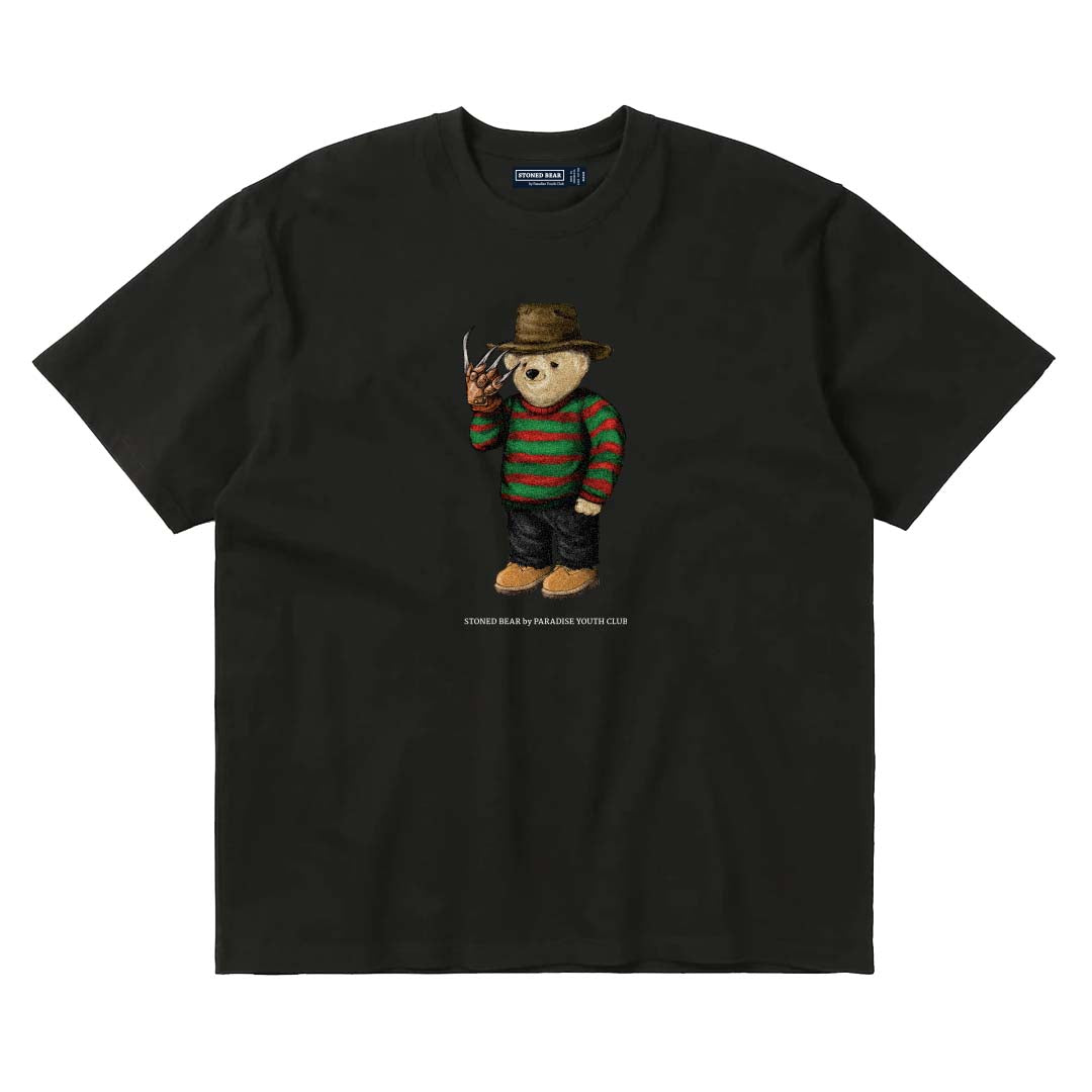 【 PROJECT】23SS★ High five bear Tshirt White Bear Justice Park T-Shirt | 8Ball