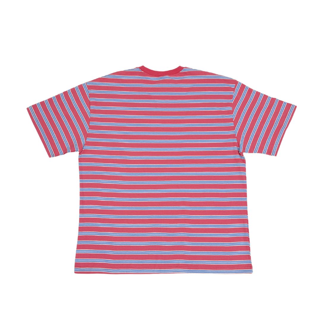 Manhattan Stripped Short Sleeve T-shirt - Red