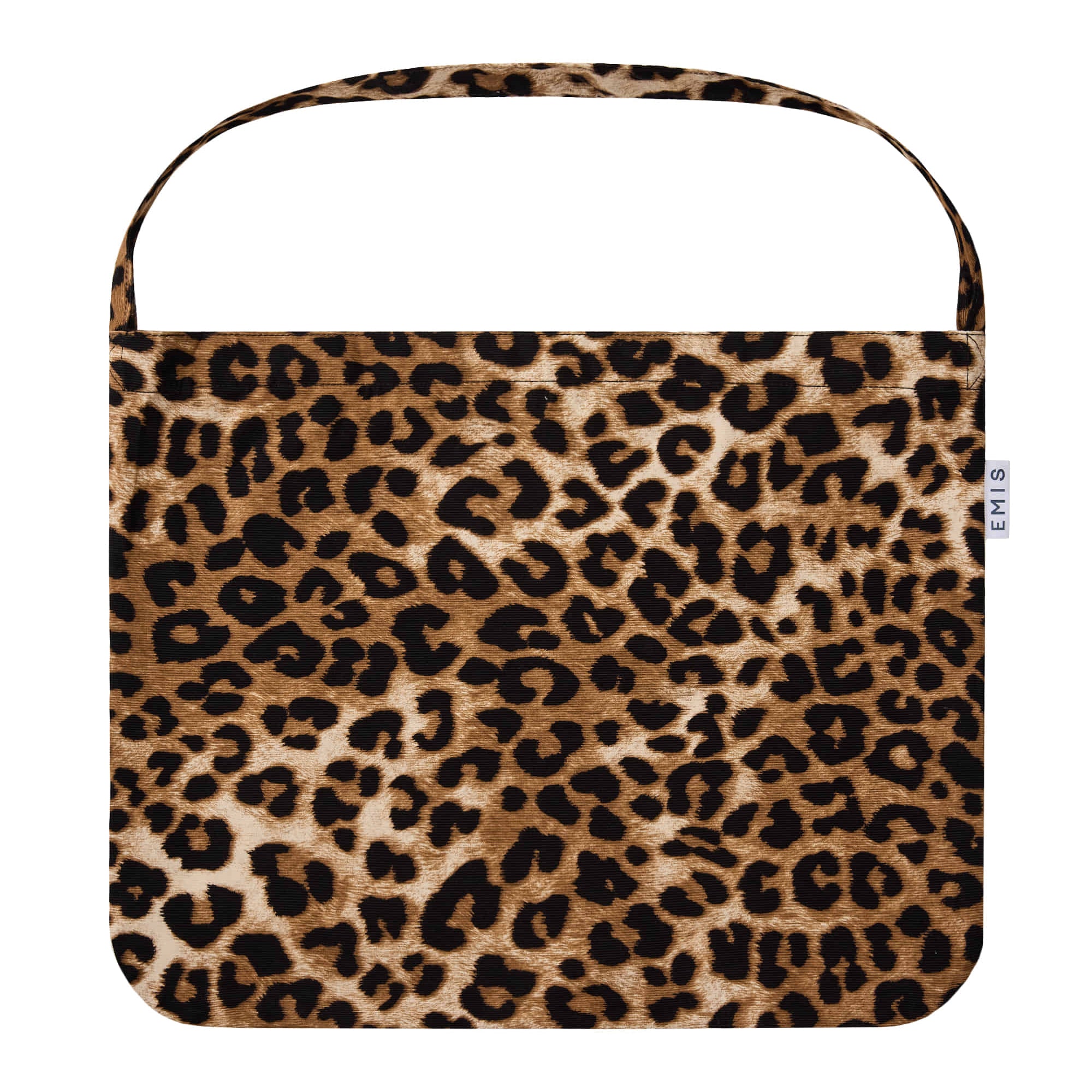 EMIS New Leopard Corduroy Eco Bag - Beige