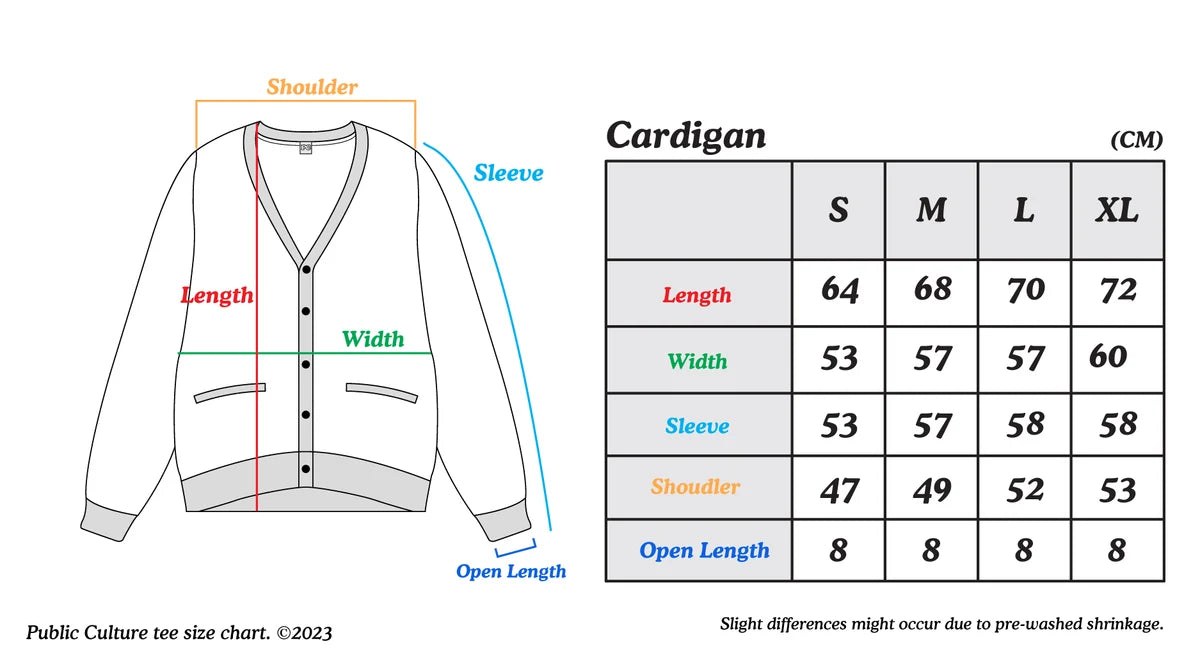 Public Culture Knit Cardigan - L