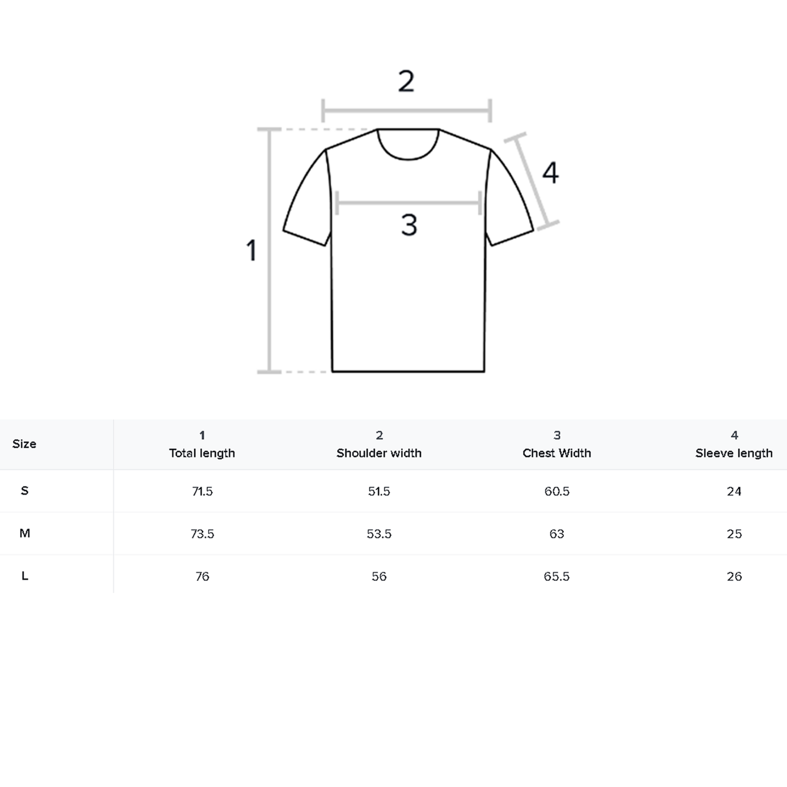 AECA White Clover Small Logo Half Sleeve T-shirt (MYBC)