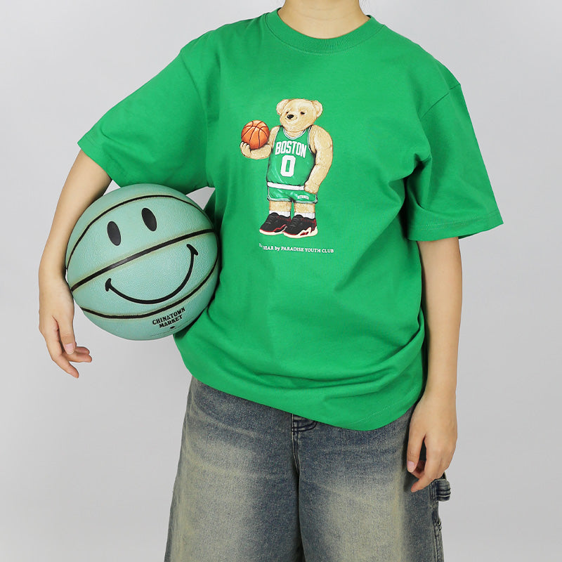 Stoned Bear by Paradise Youth Club Basketball Boston T-Shirt