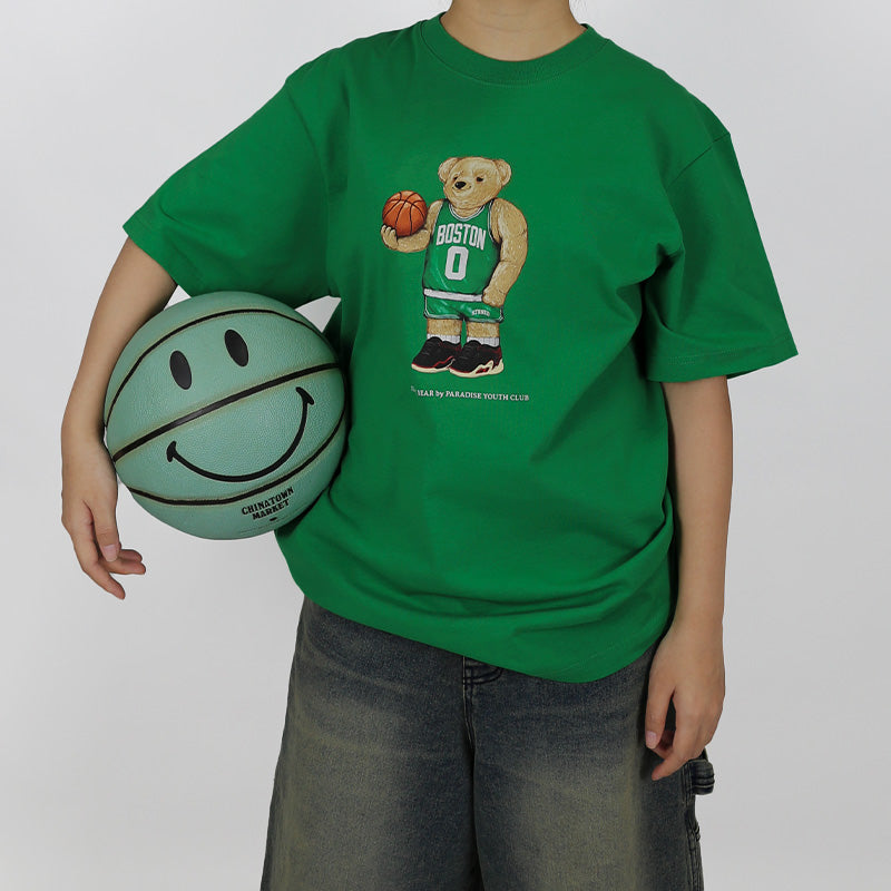 Stoned Bear by Paradise Youth Club Basketball Boston T-Shirt