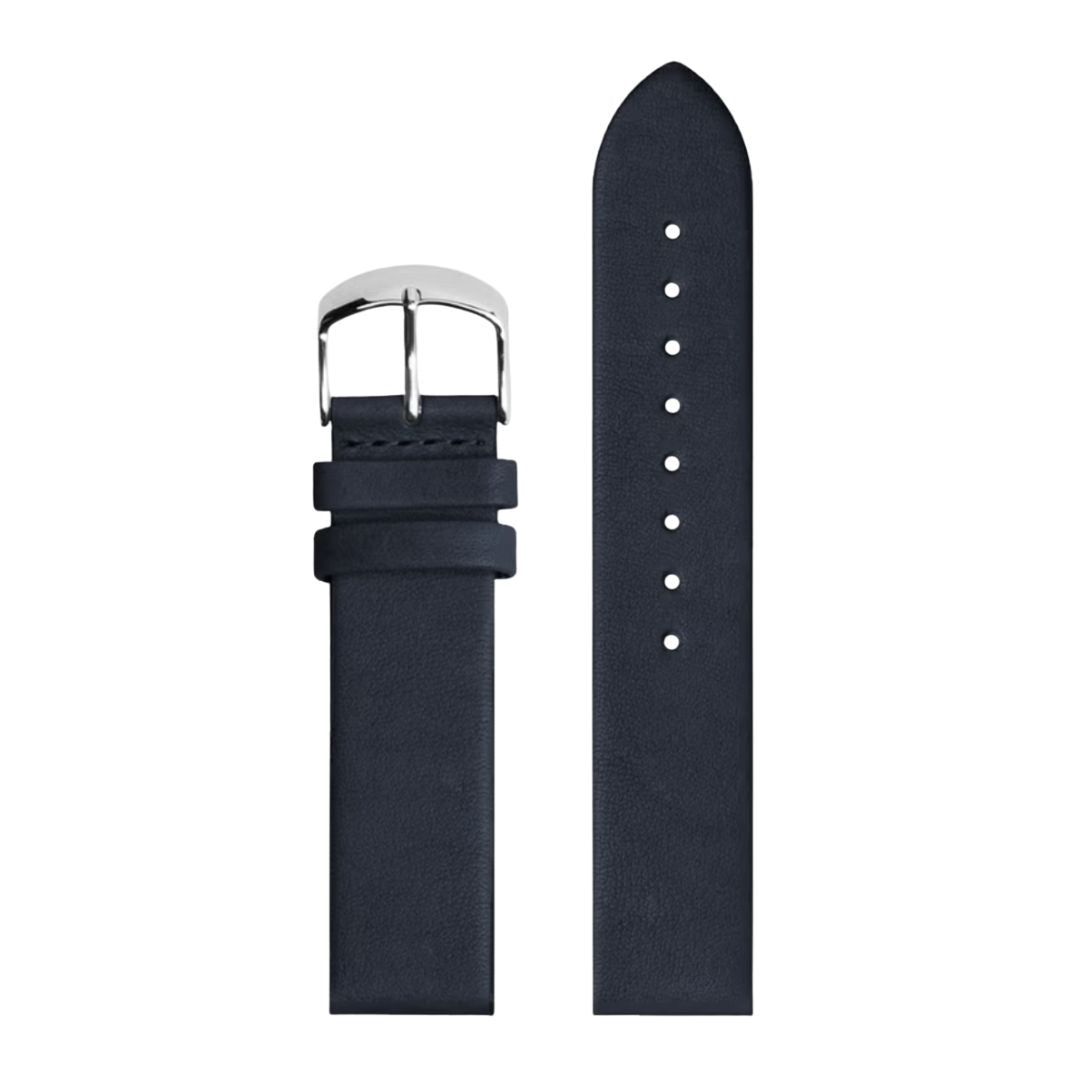 HYPERGRAND 02 Nato Silver Blue Face with Classic Black Leather Strap - From The Archives