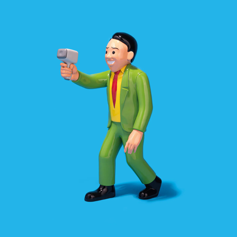 JOAN CORNELLÀ  - Idiotmeter Man (Green)
