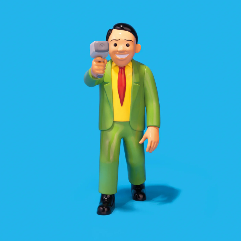 JOAN CORNELLÀ  - Idiotmeter Man (Green)