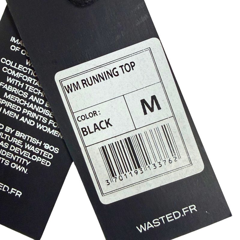 Wasted Paris Womens Running Top - Black - M