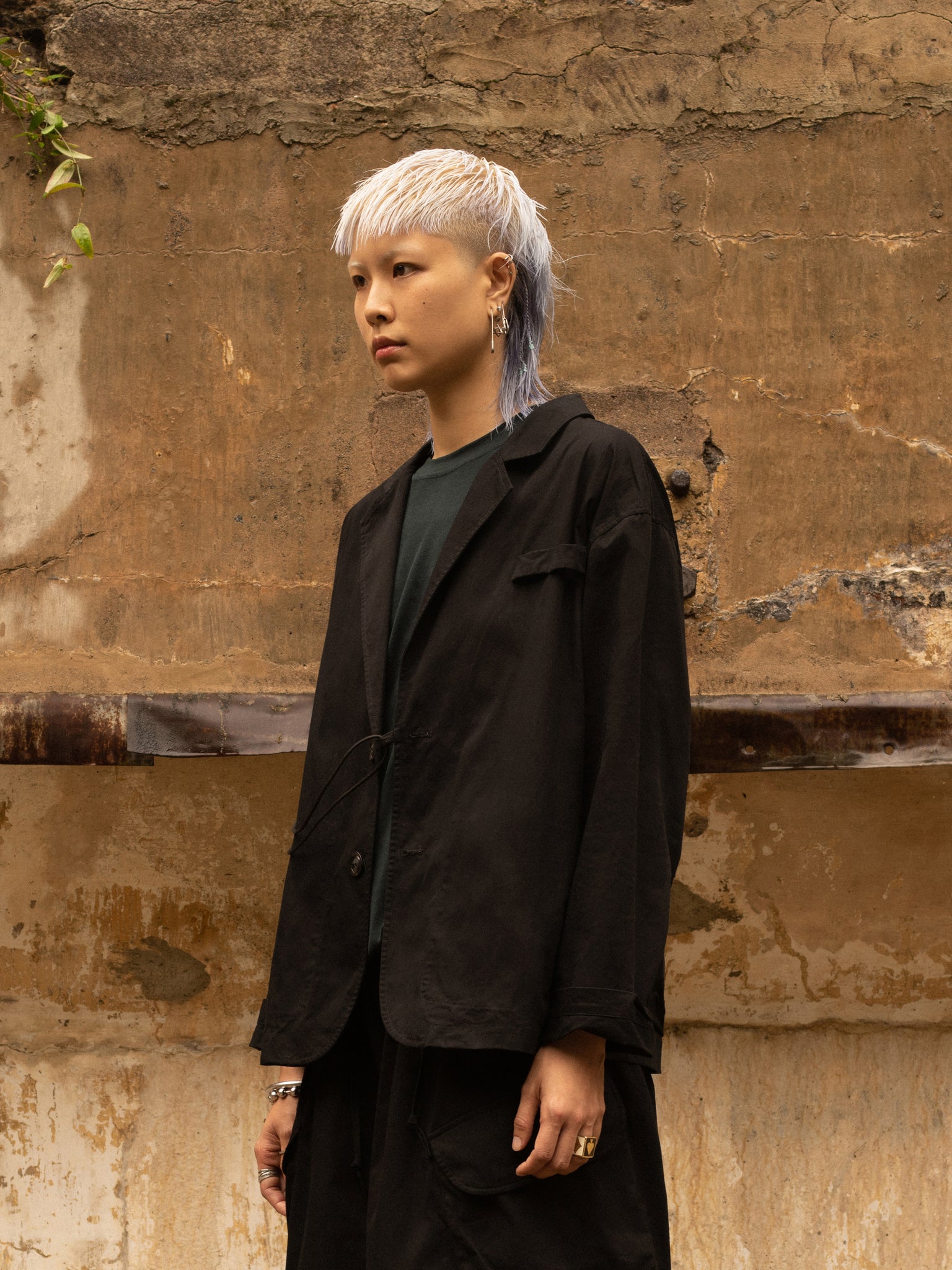 ZHD x Graye Studio Utility Blazer with Hood