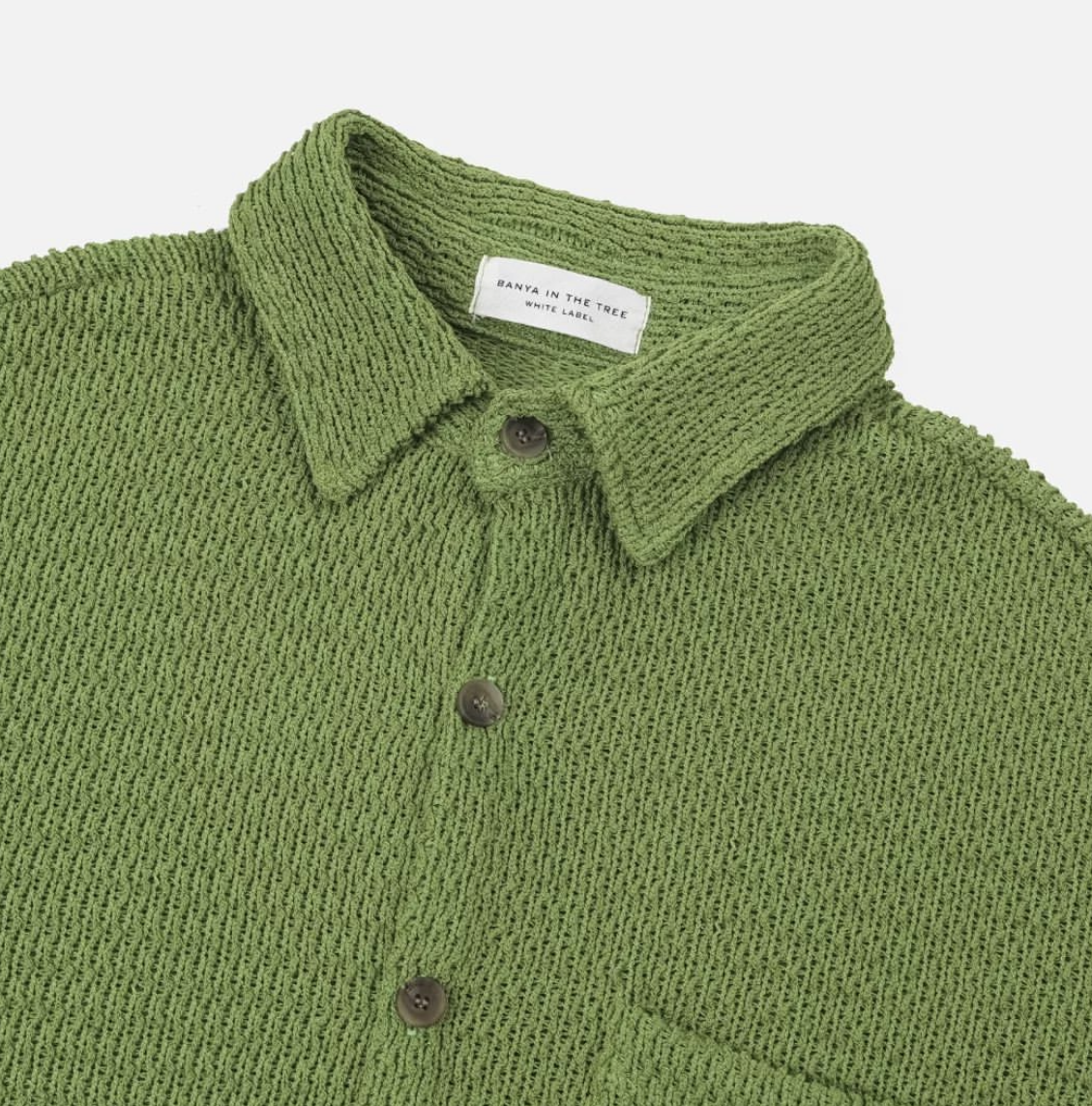 Knit Collar Shirt