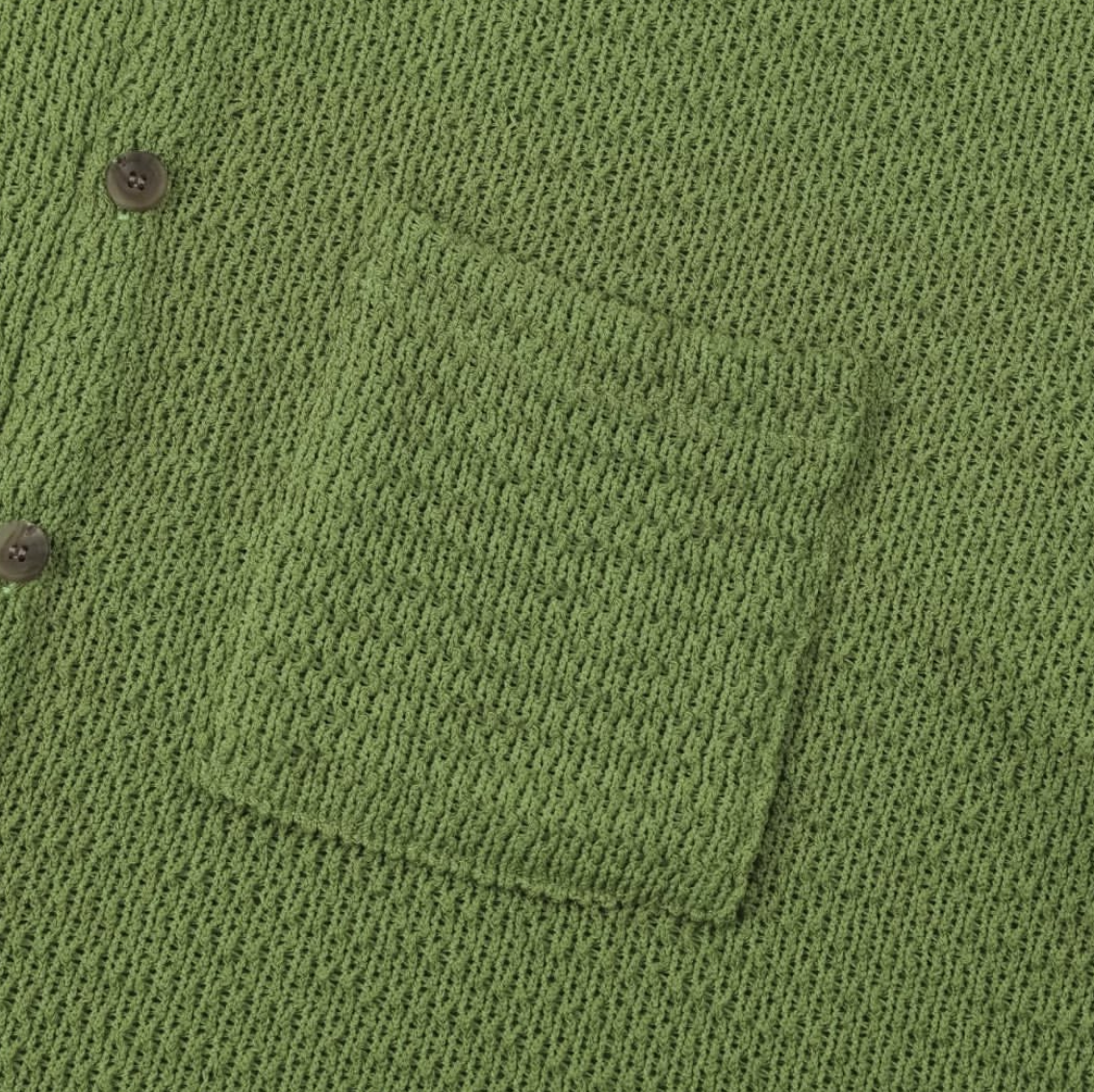 Knit Collar Shirt