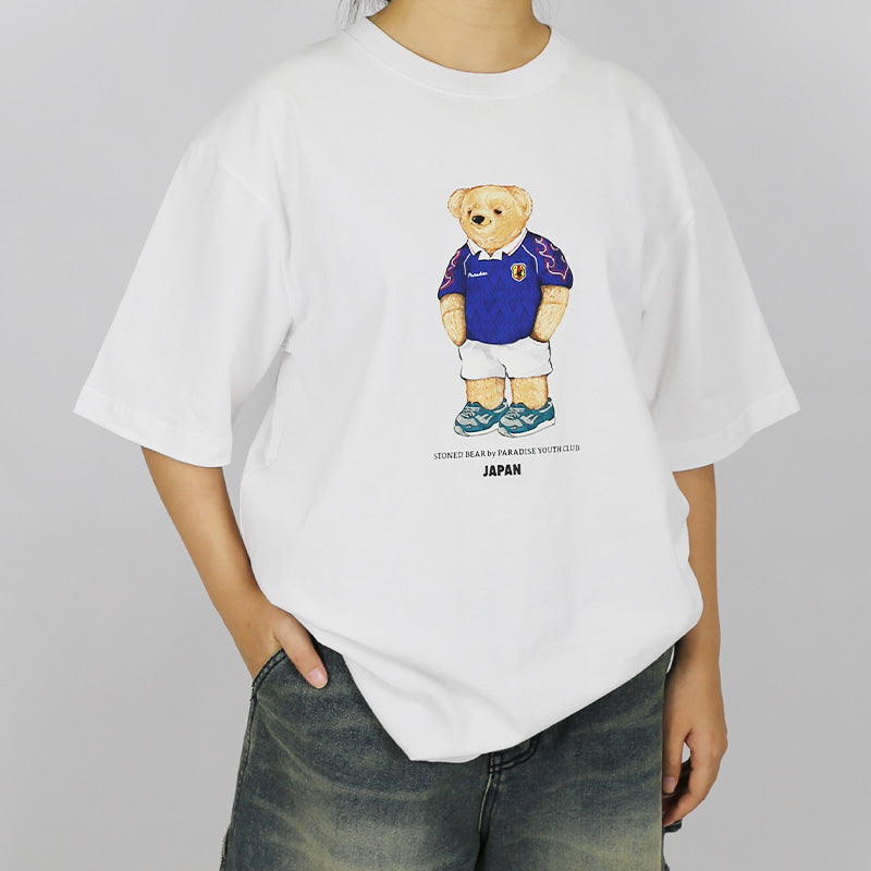 Stoned Bear by Paradise Youth Club Worldcup Japan T-shirt