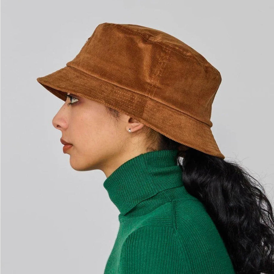 Kangol Cord Bucket Hat - Wood