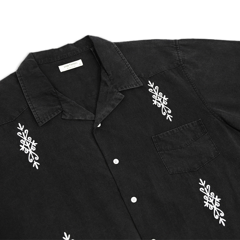 Loop Factory Flo Embroidery Shirt