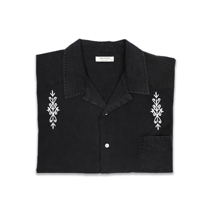 Loop Factory Flo Embroidery Shirt