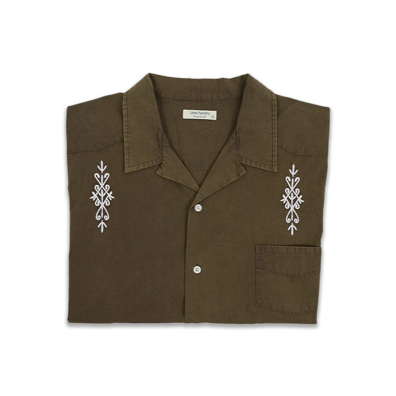 Loop Factory Flo Embroidery Shirt
