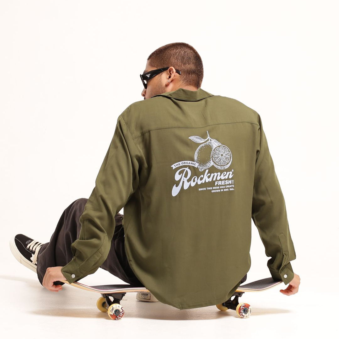 Rockmen Lemon Long-Sleeve Shirt