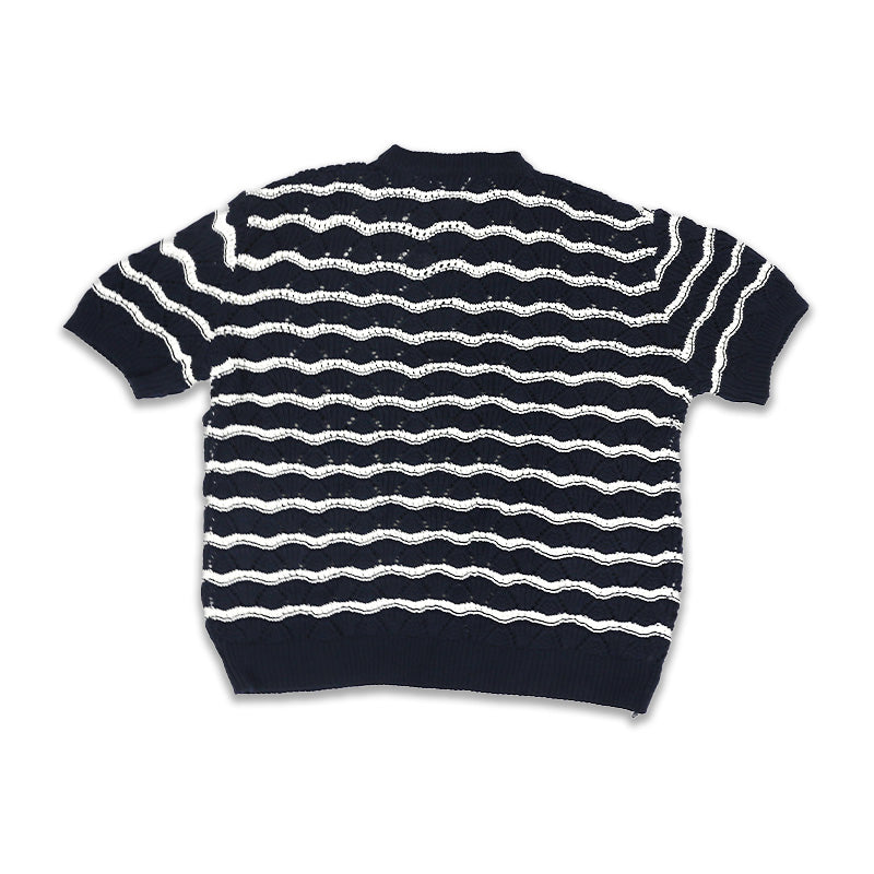 Noveller Stripped Knitted Top
