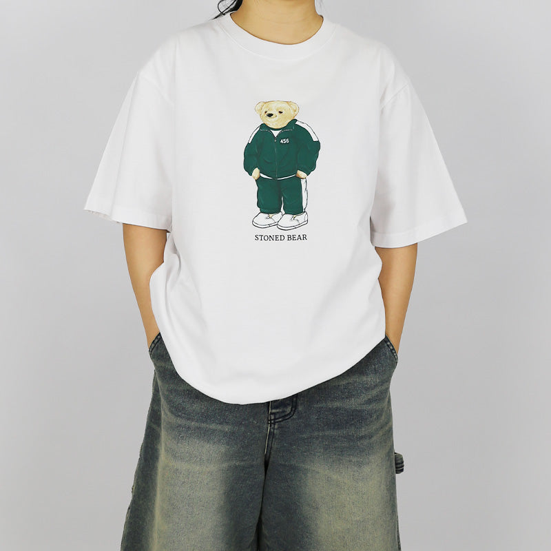 Stoned Bear By Paradise Youth Club Player 456 T-shirt (Exclusive drop)