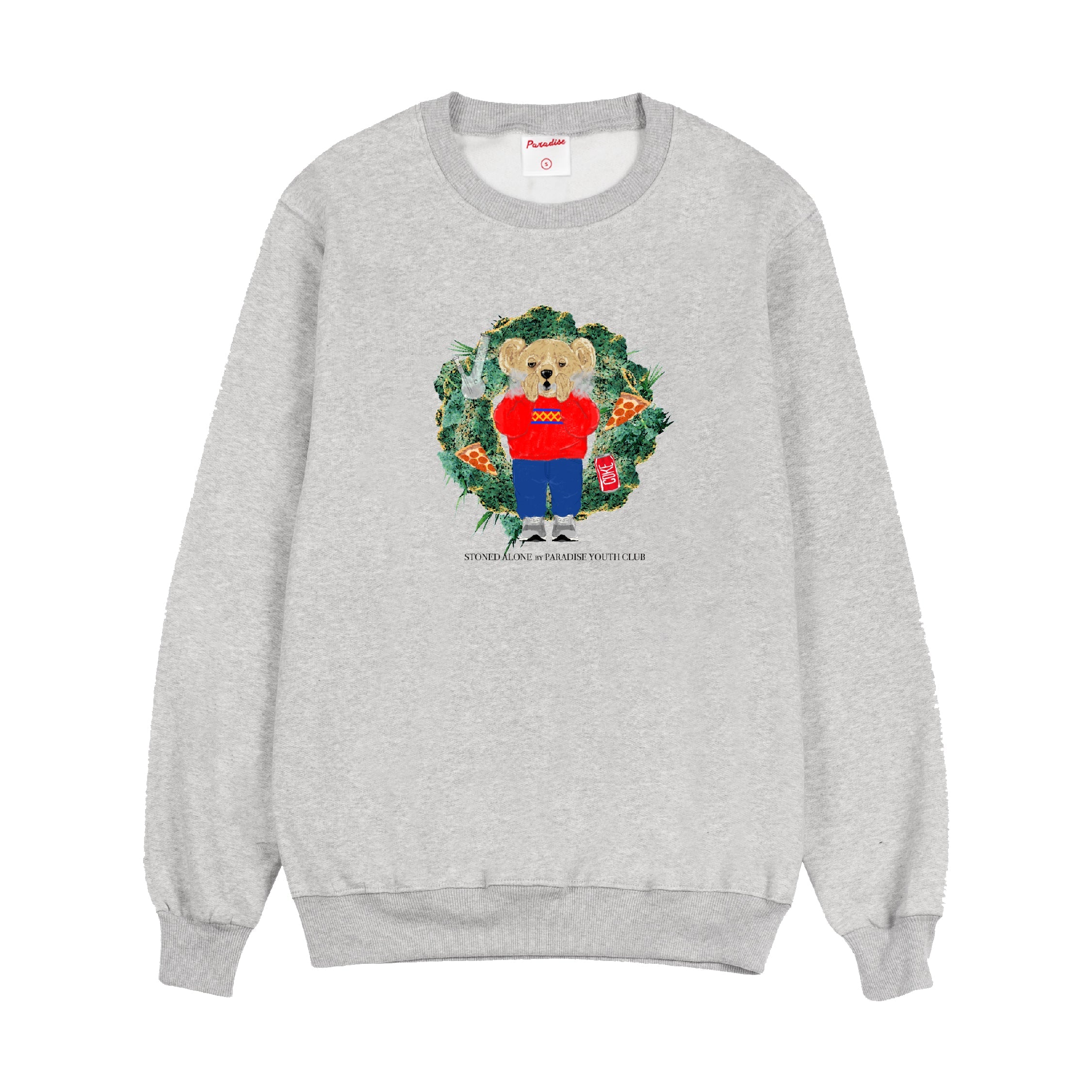 Stoned Bear by Paradise Youth Club Stoned Alone Sweatshirt