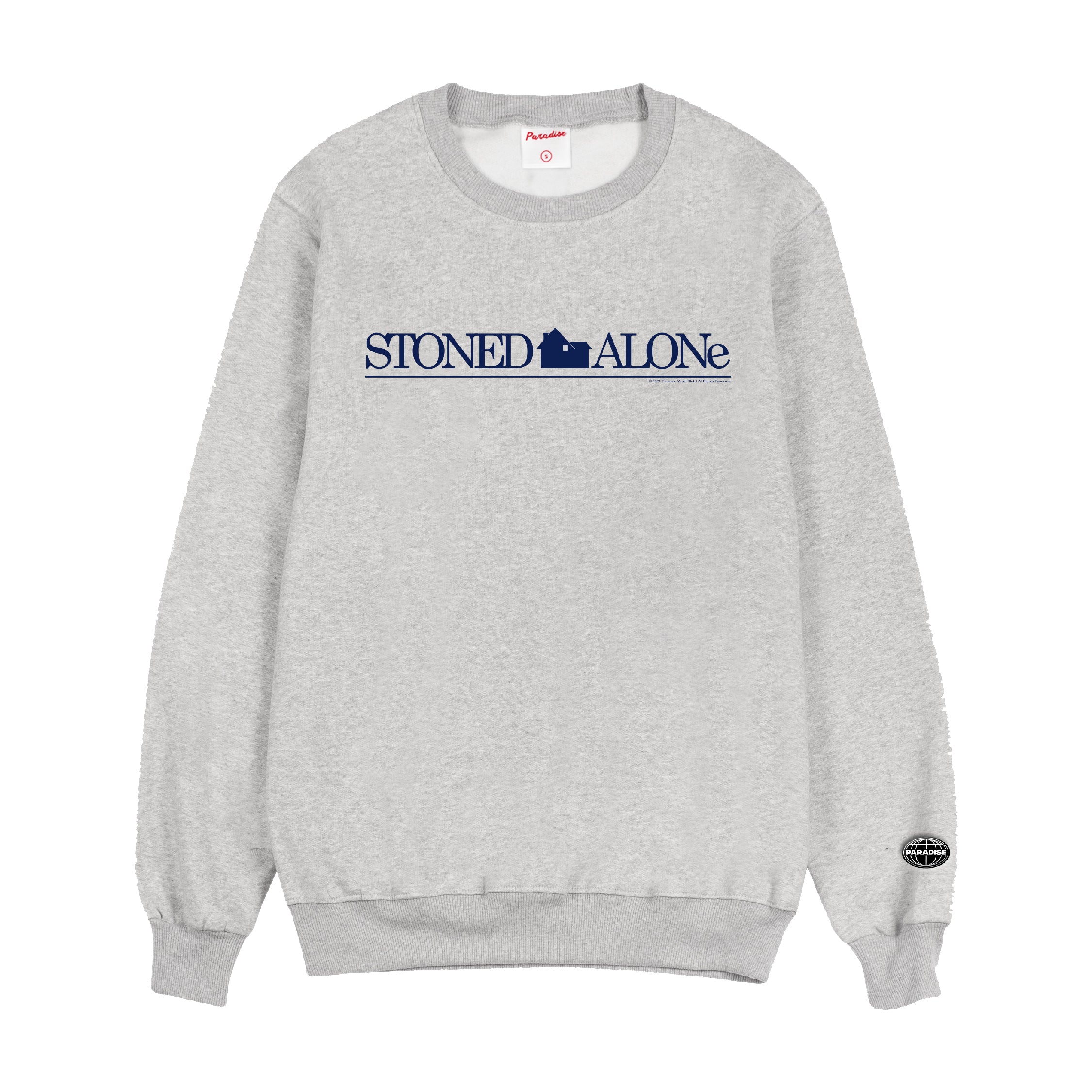 Stoned Bear by Paradise Youth Club Stoned Alone Logo Sweatshirt