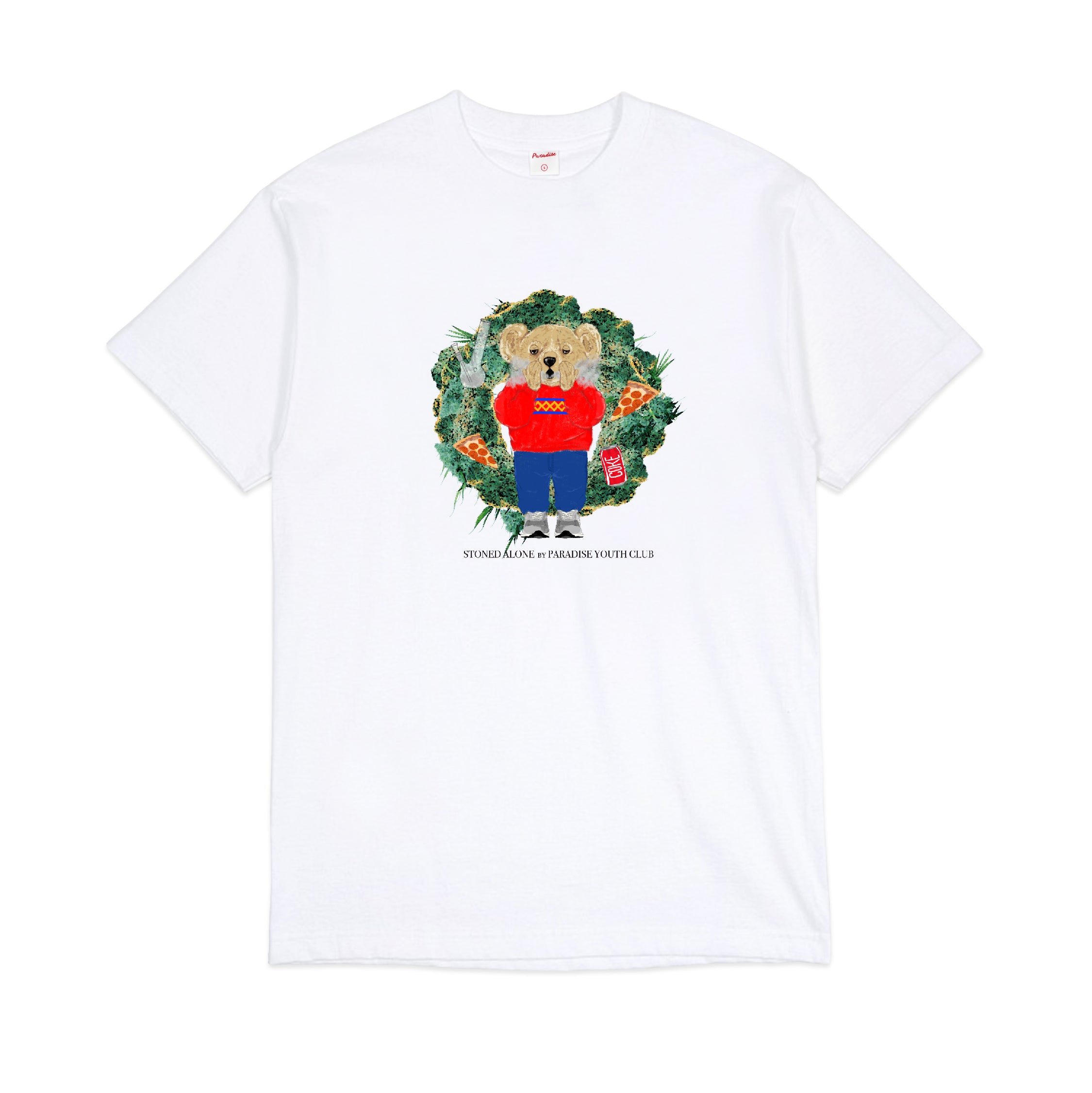 Stoned Bear by Paradise Youth Club Stoned Alone T-shirt