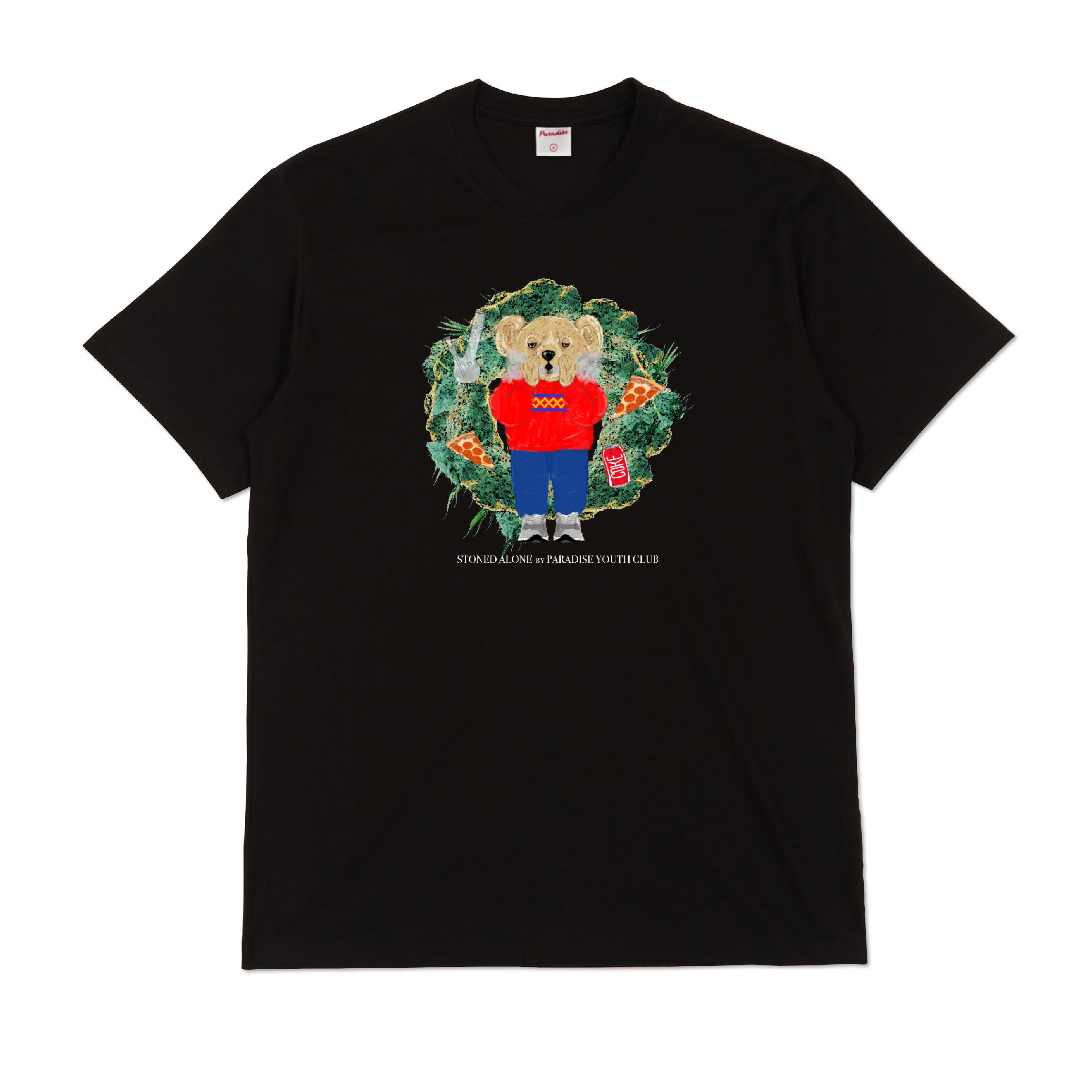 Stoned Bear by Paradise Youth Club Stoned Alone T-shirt