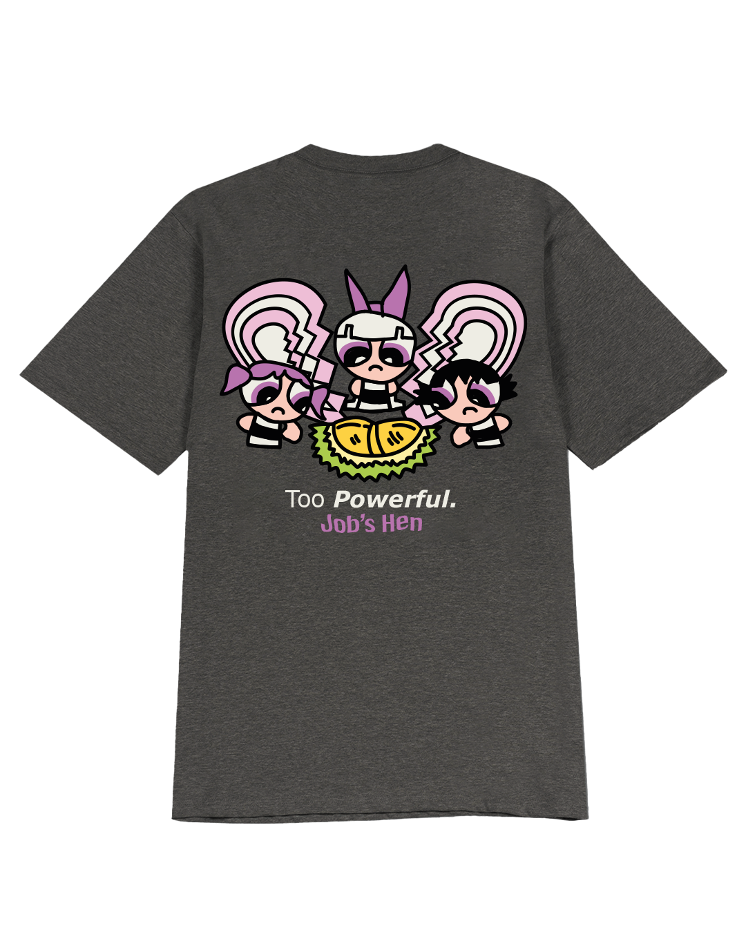 Job's Hen Power SS T-shirt Cream