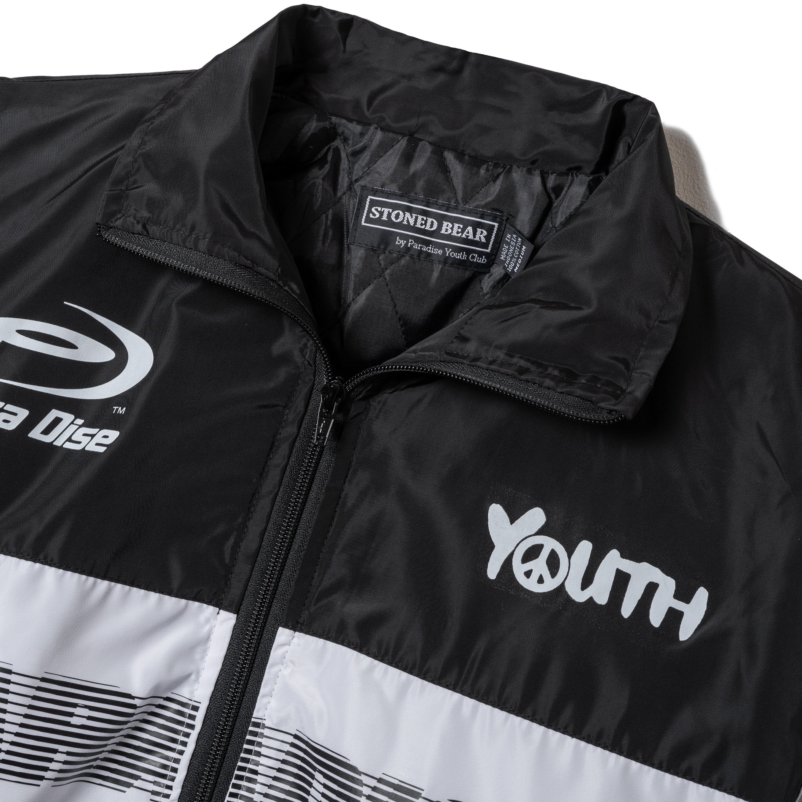 STONED BEAR RIDE STONED NYLON RACE JACKET (MYBC)