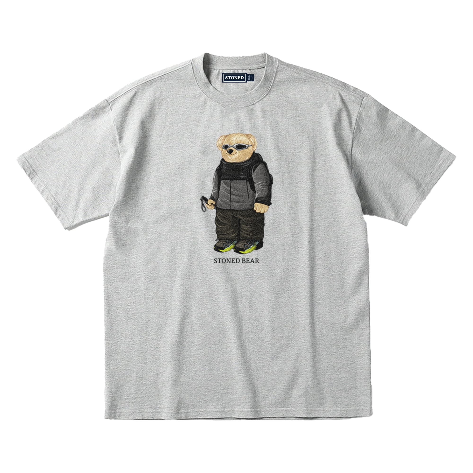 Stoned Bear by Paradise Youth Club Stoned Hiker T-shirt (MYBC)