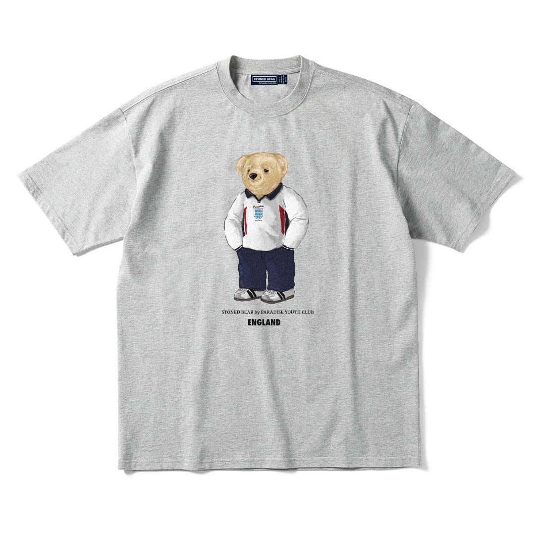 Stoned Bear by Paradise Youth Club Worldcup England T-shirt (MYBC)