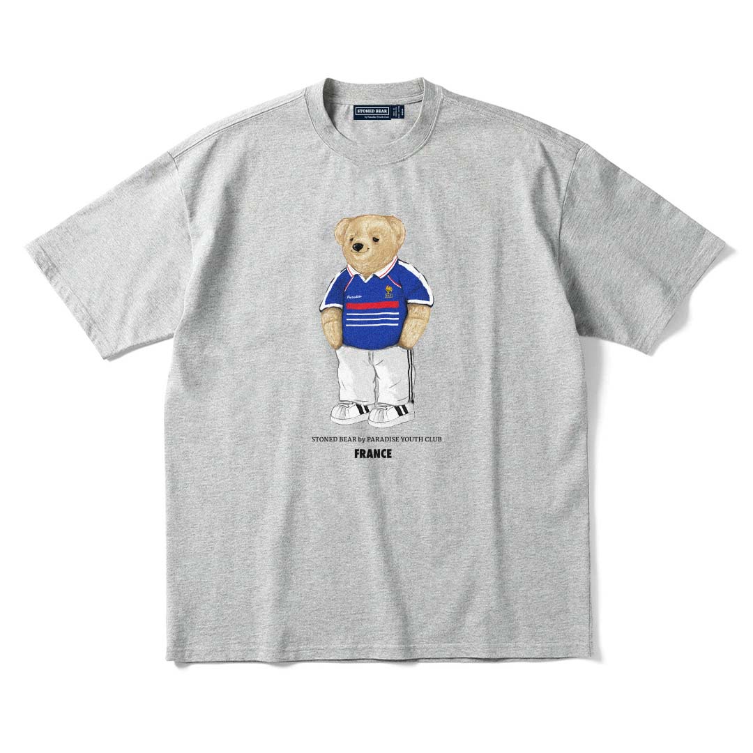 Stoned Bear by Paradise Youth Club Worldcup France T-shirt (MYBC)