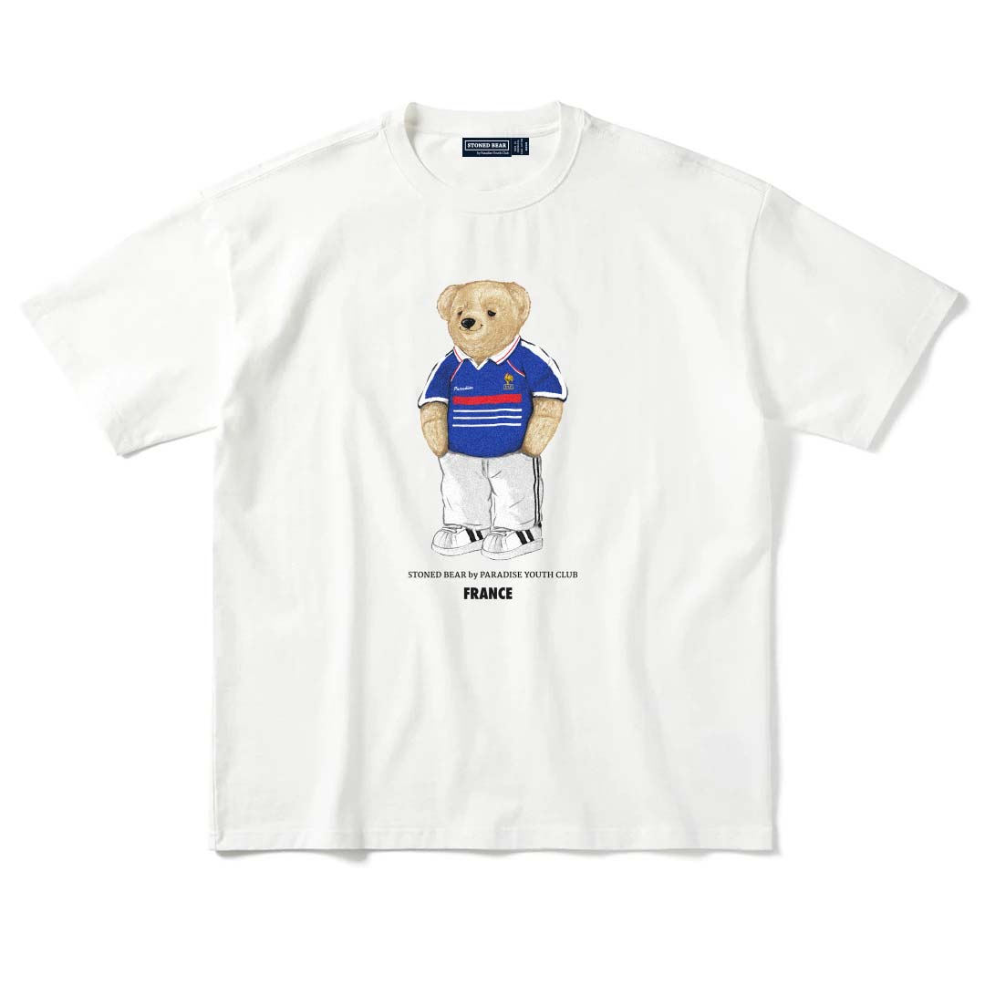 Stoned Bear by Paradise Youth Club Worldcup France T-shirt