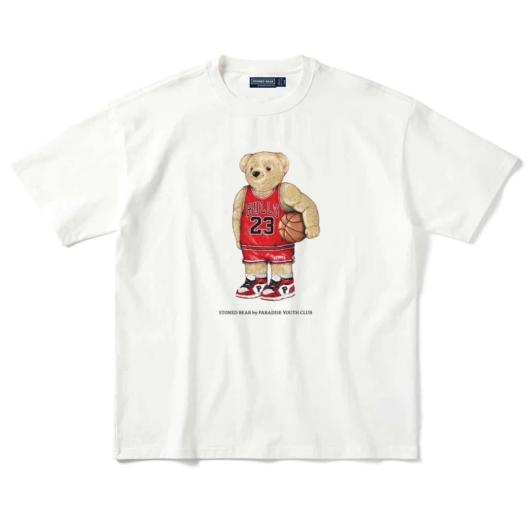Stoned Bear by Paradise Youth Club Basketball Chicago T-shirt (MYBC)