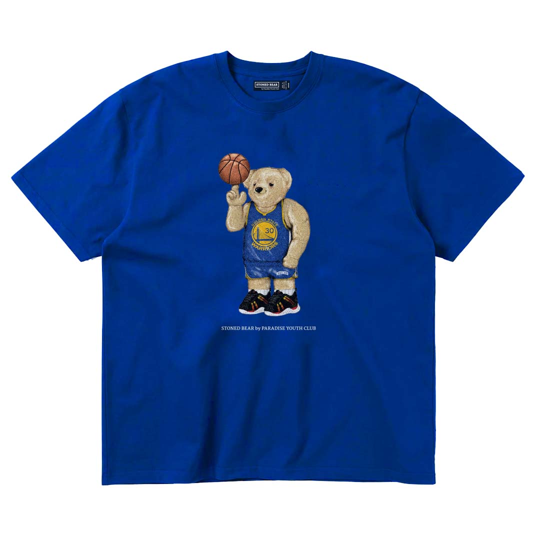 Stoned Bear by Paradise Youth Club Basketball San Francisco T-shirt (MYBC)