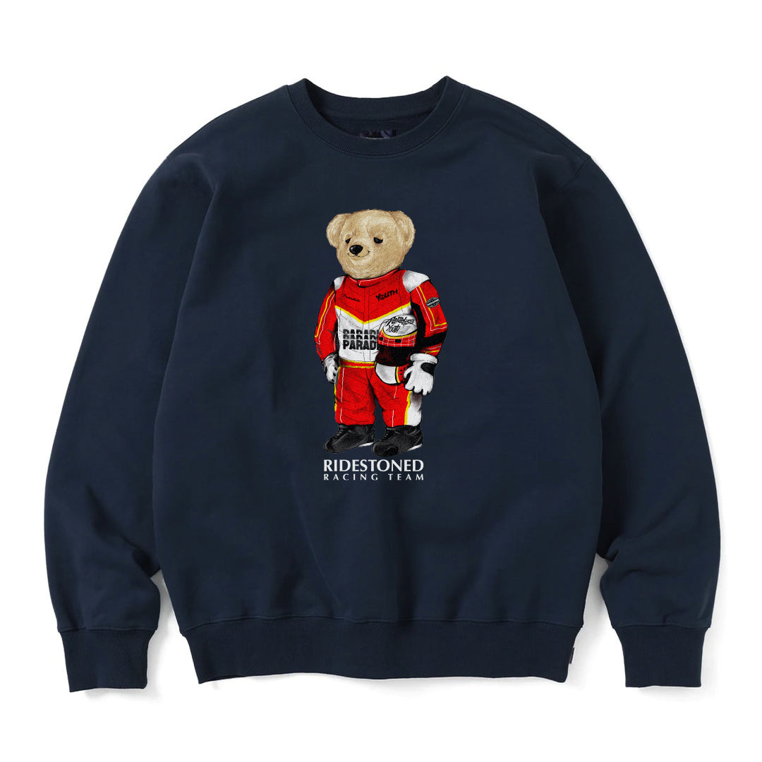 Stoned Bear by Paradise Youth Club F1 Rider Sweatshirt