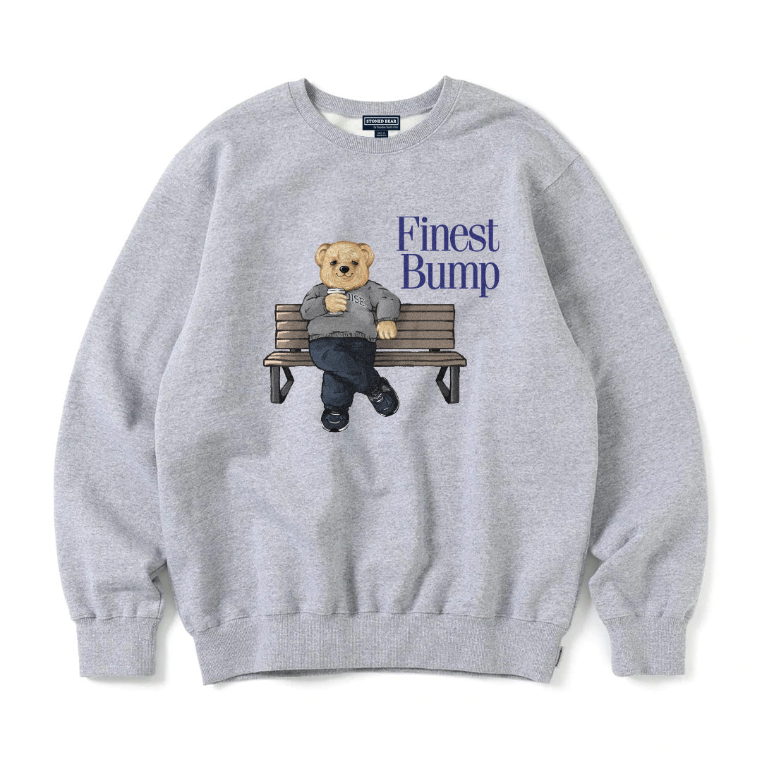 Stoned Bear by Paradise Youth Club Finest Bump Sweatshirt (MYBC)