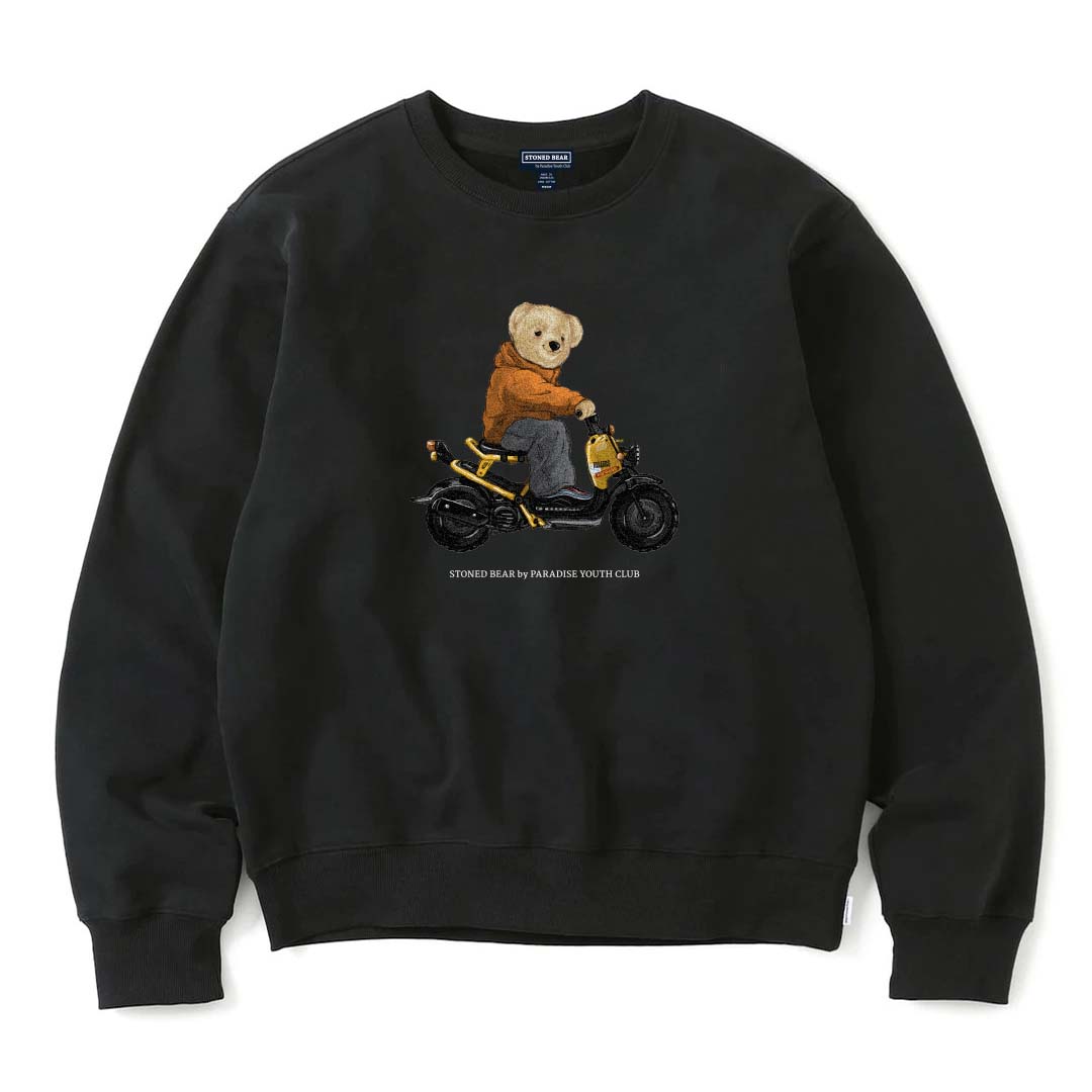 Stoned Bear by Paradise Youth Club Ruckus Sweatshirt (MYBC)