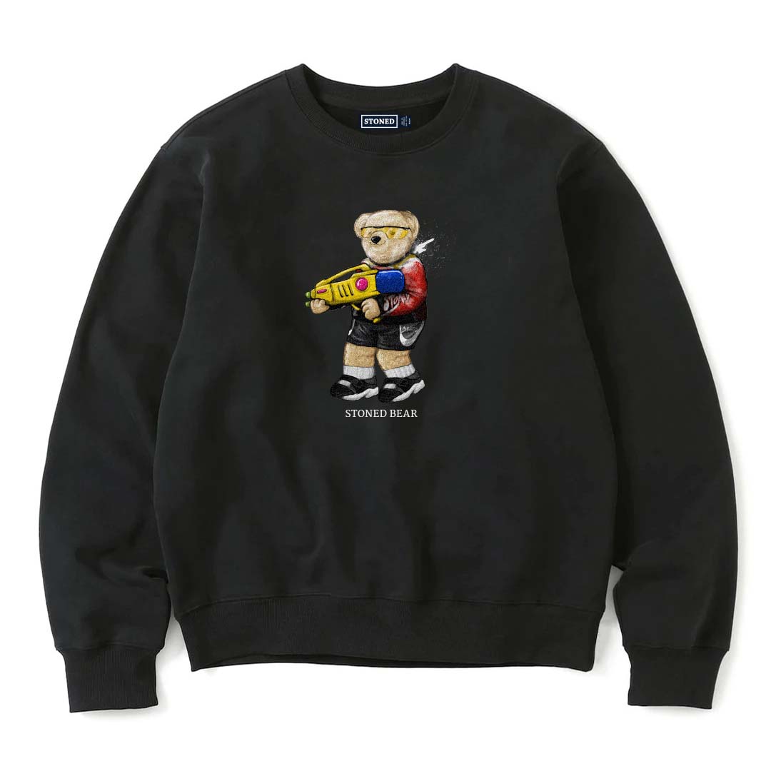 Stoned Bear by Paradise Youth Club Blast Sweatshirt