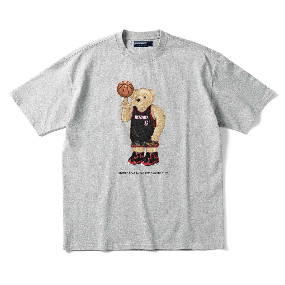 Stoned Bear by Paradise Youth Club Basketball Miami T-shirt