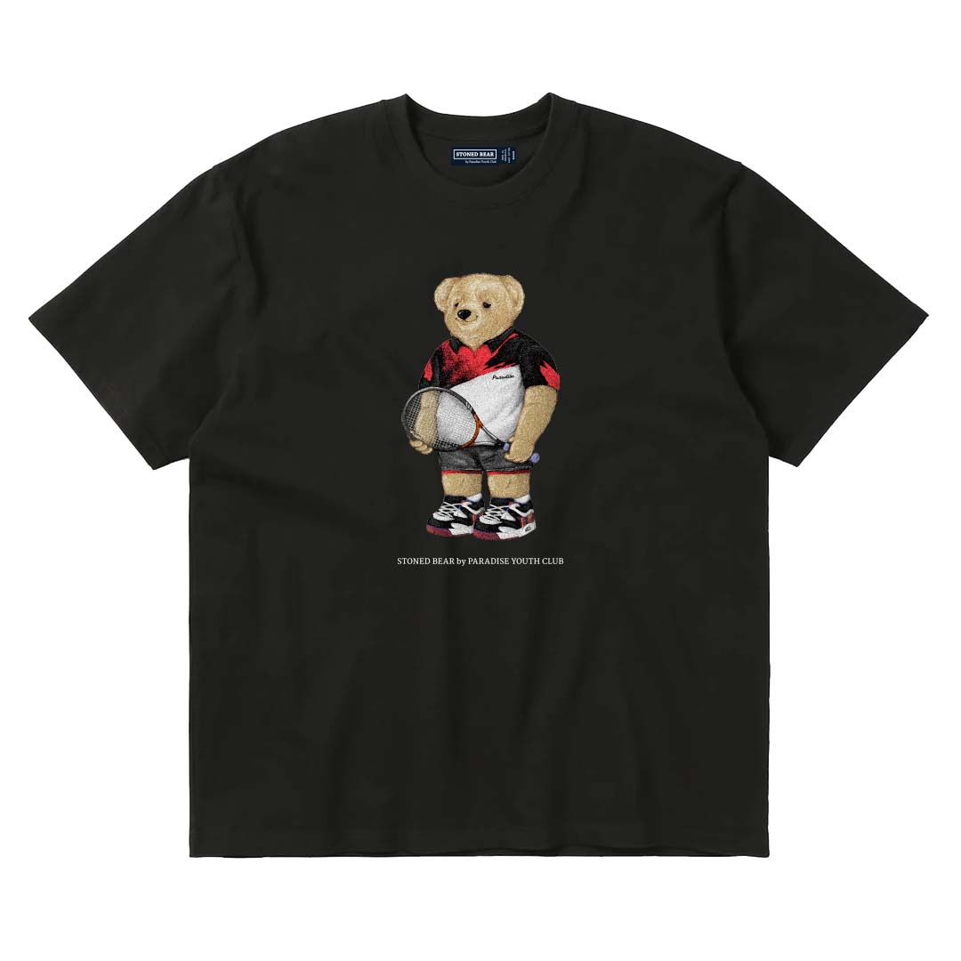 Stoned Bear by Paradise Youth Club Tennis Player T-Shirt