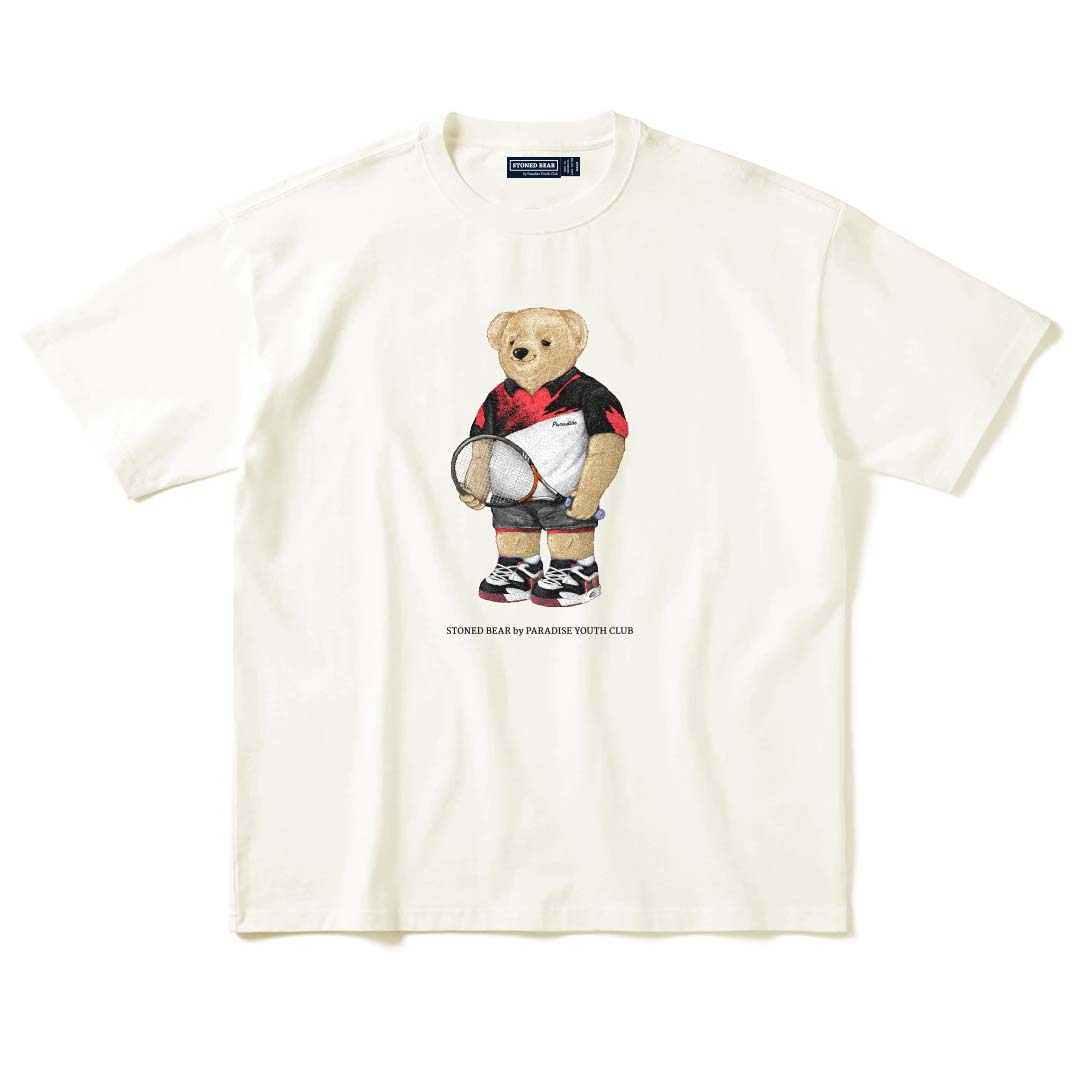 Stoned Bear by Paradise Youth Club Tennis Player T-Shirt