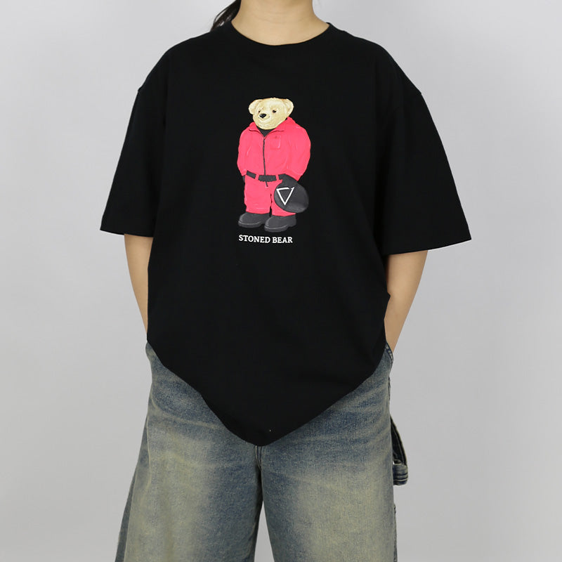 Stoned Bear By Paradise Youth Club Triangles T-shirt (Exclusive drop)
