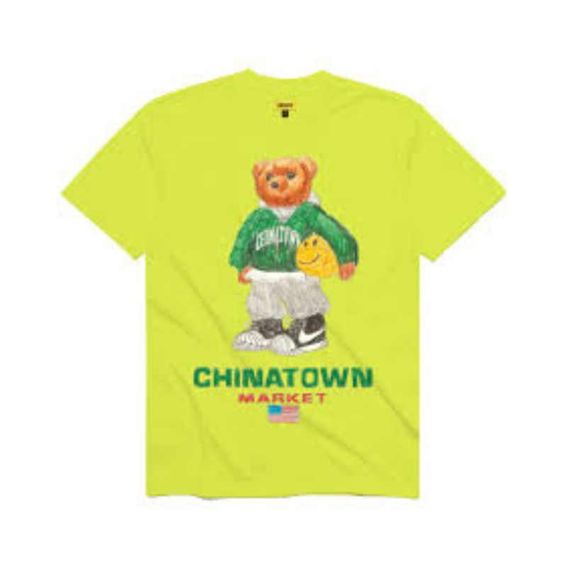 Chinatown Market Smiley Sketch Basketball Bear Tee