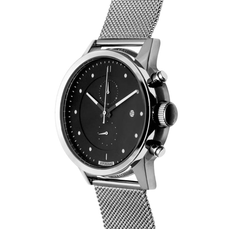 HYPERGRAND Maverick 2.0 Chronograph Silver Black Mesh - From The Archives