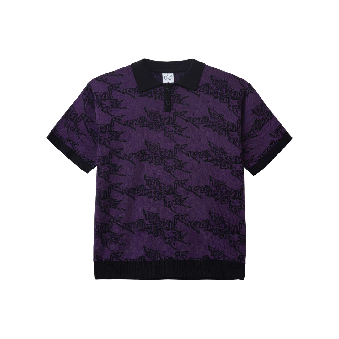 Public Culture Bombing Knit Polo (MYBC)