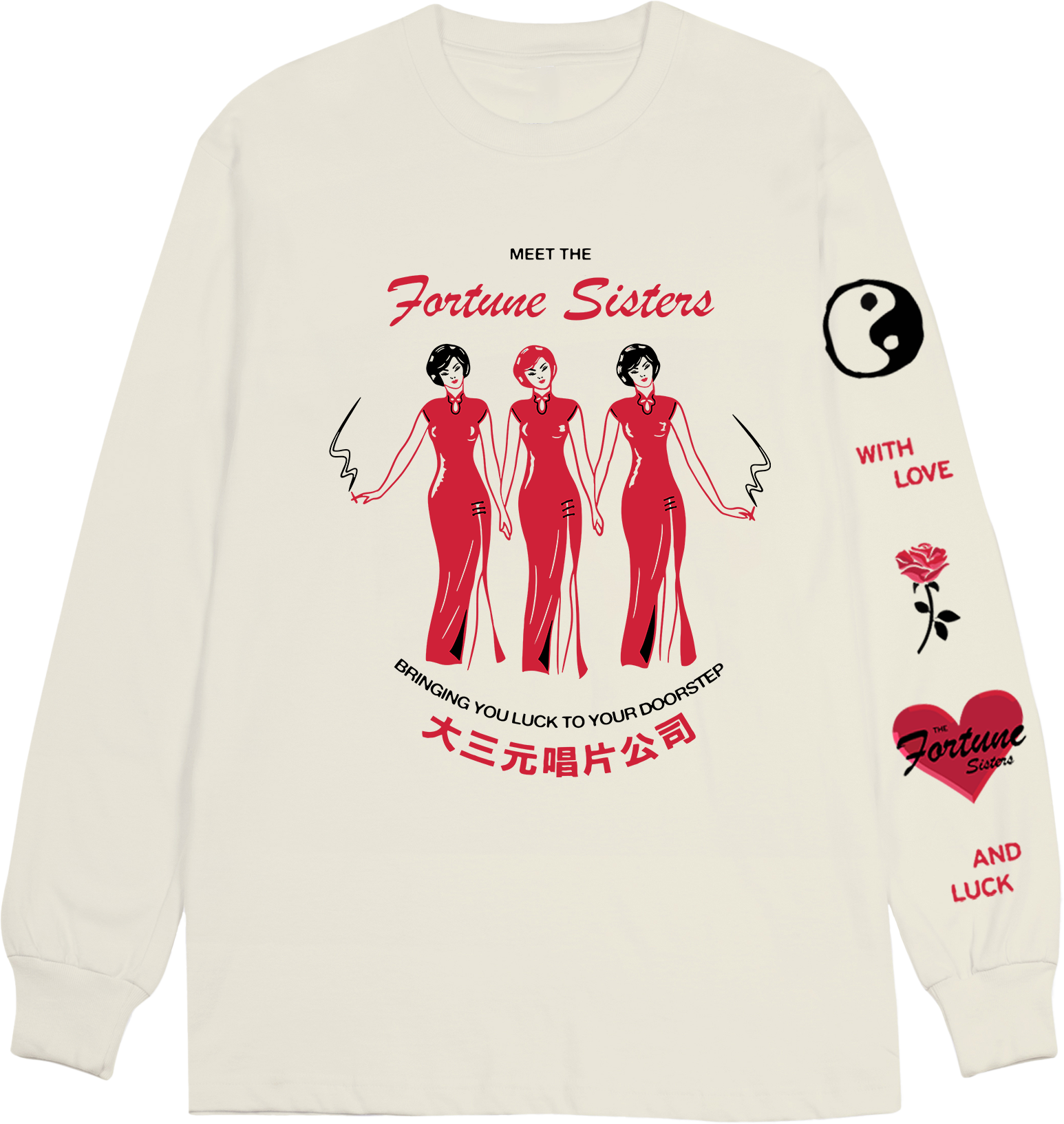 LuckyHand Fortune Sisters Tee (Long Sleeve)