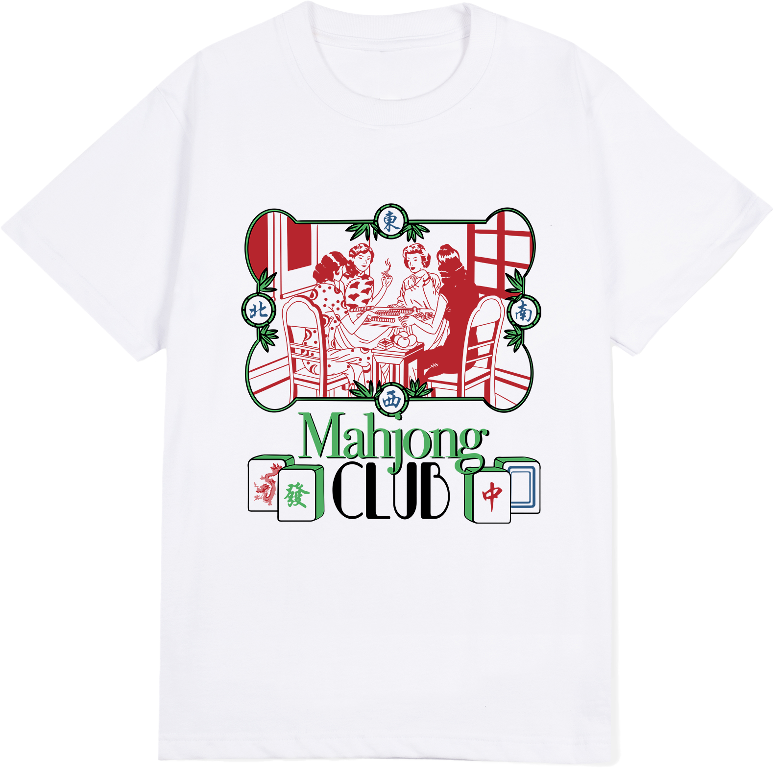 LuckyHand Mahjong Club Tee