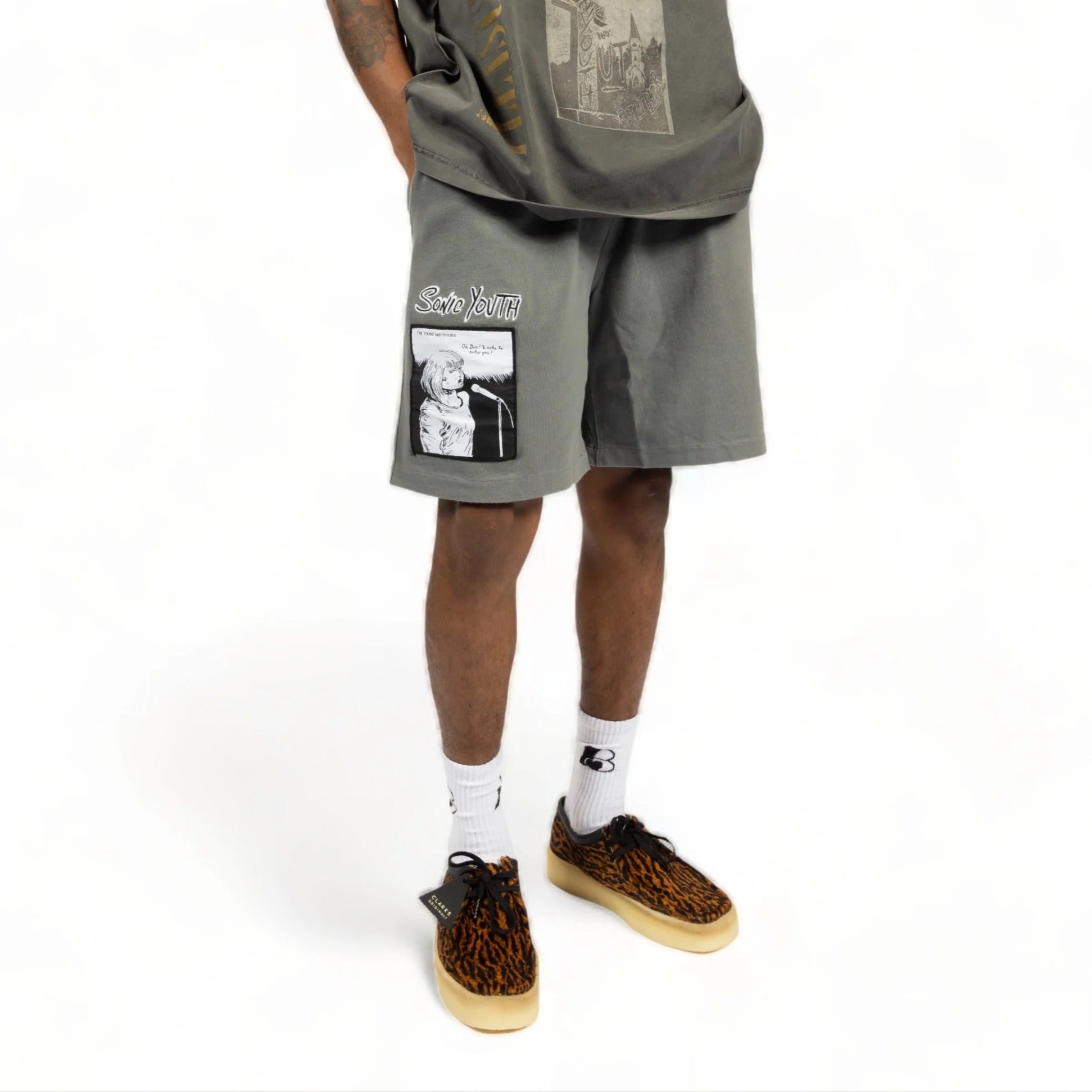 Pleasures x Sonic Youth Singer Shorts