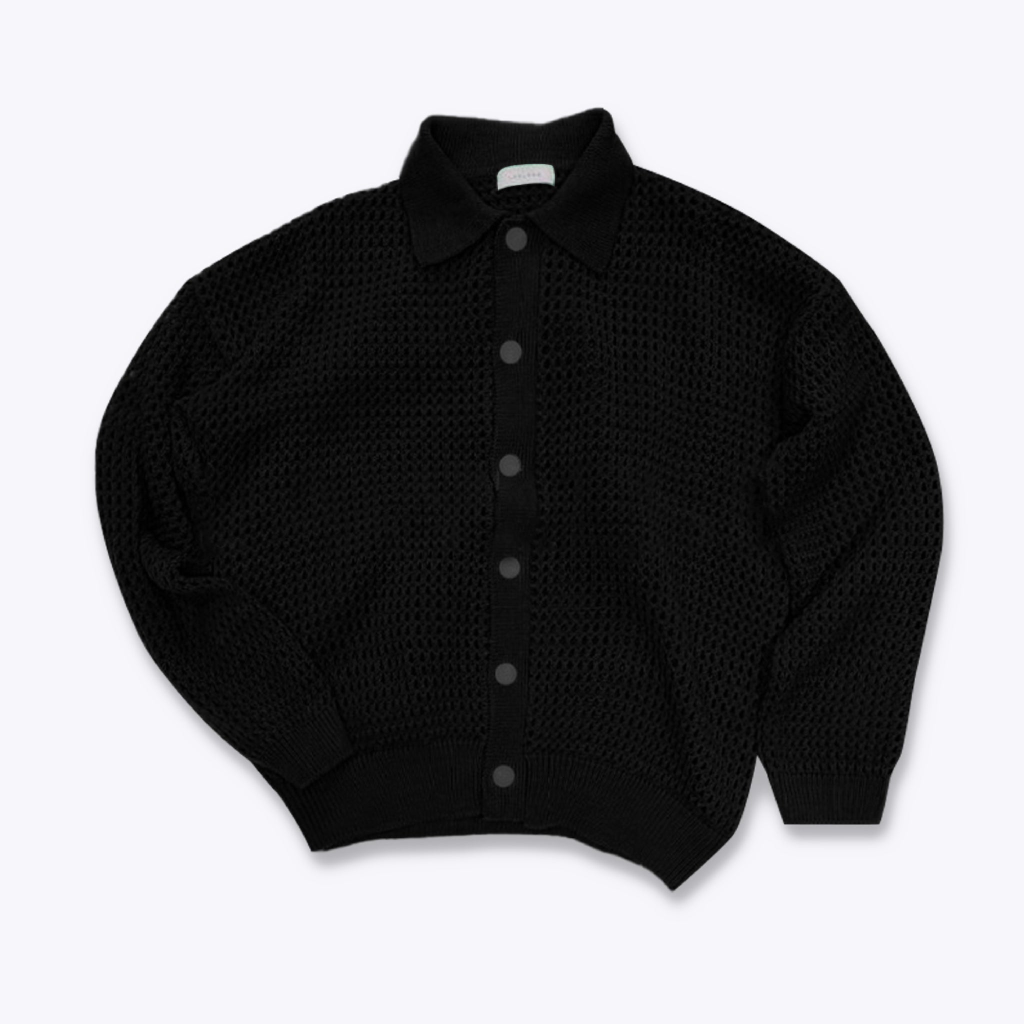 LAWLESS Long-sleeve Knit Button-up